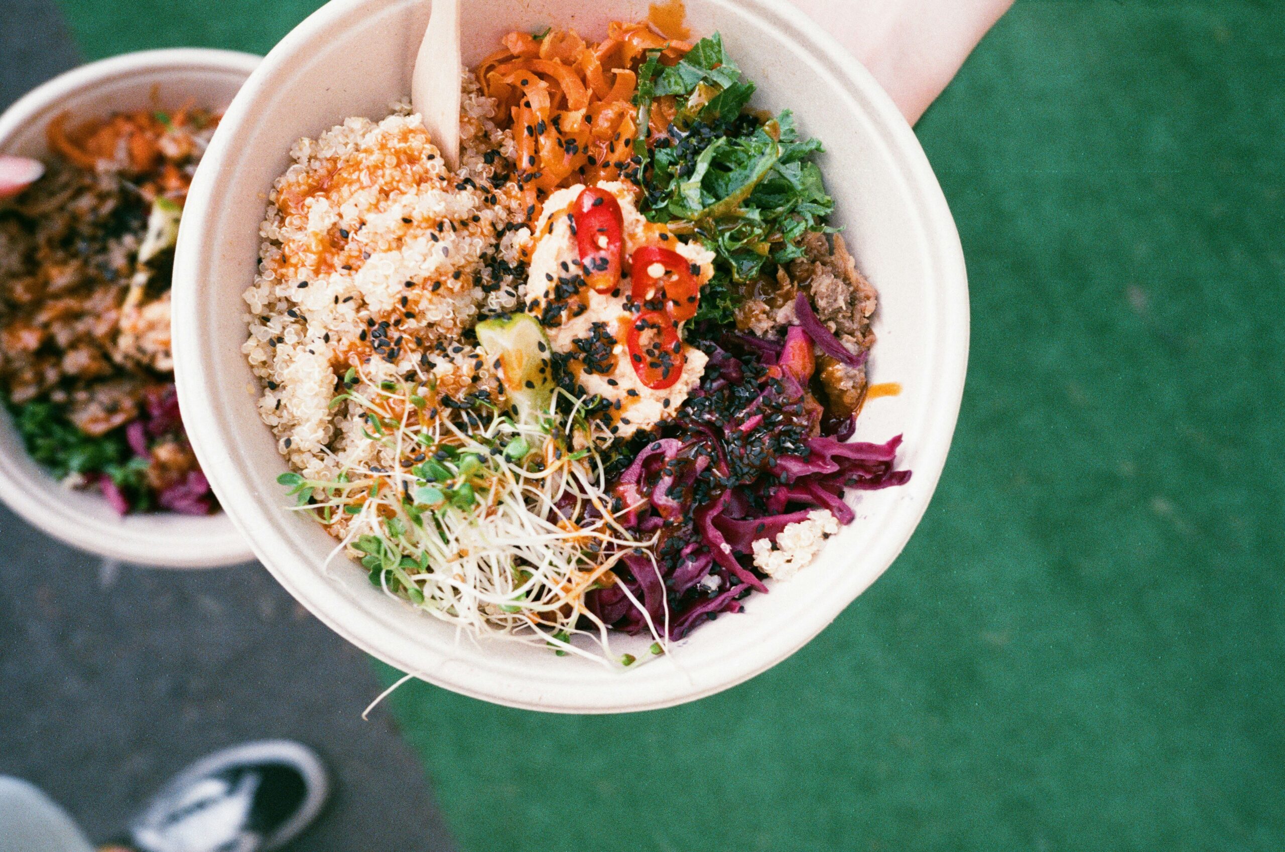 Quinoa and Kale Salad with Lemon-Tahini Dressing Recipe